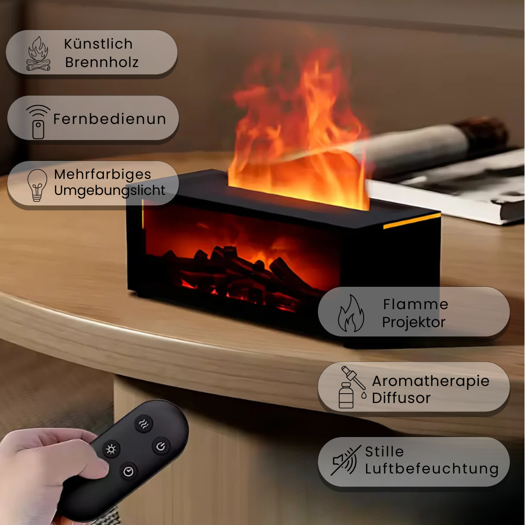 FireAroma™  Cozy Flame Kamin-Aroma Diffusor